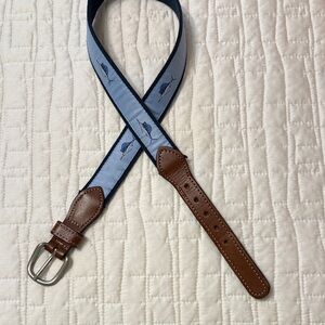 Stylish Brown and Blue Men's Belt